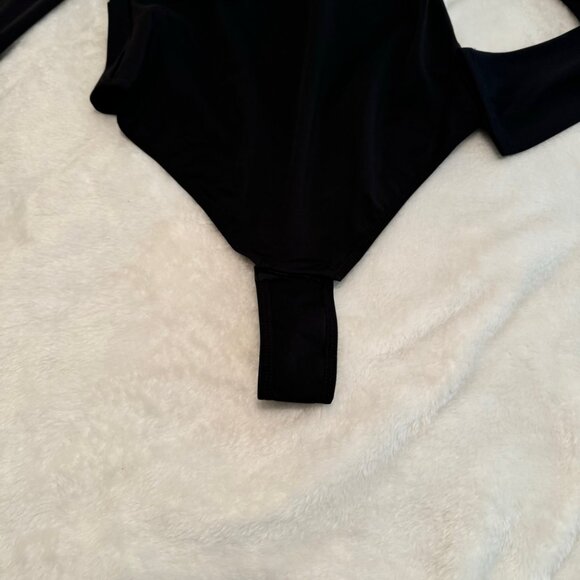 Feelin Girl Black NWT Long Sleeve Light Compression T-Shirt Bodysuit Size XL - Picture 7 of 15